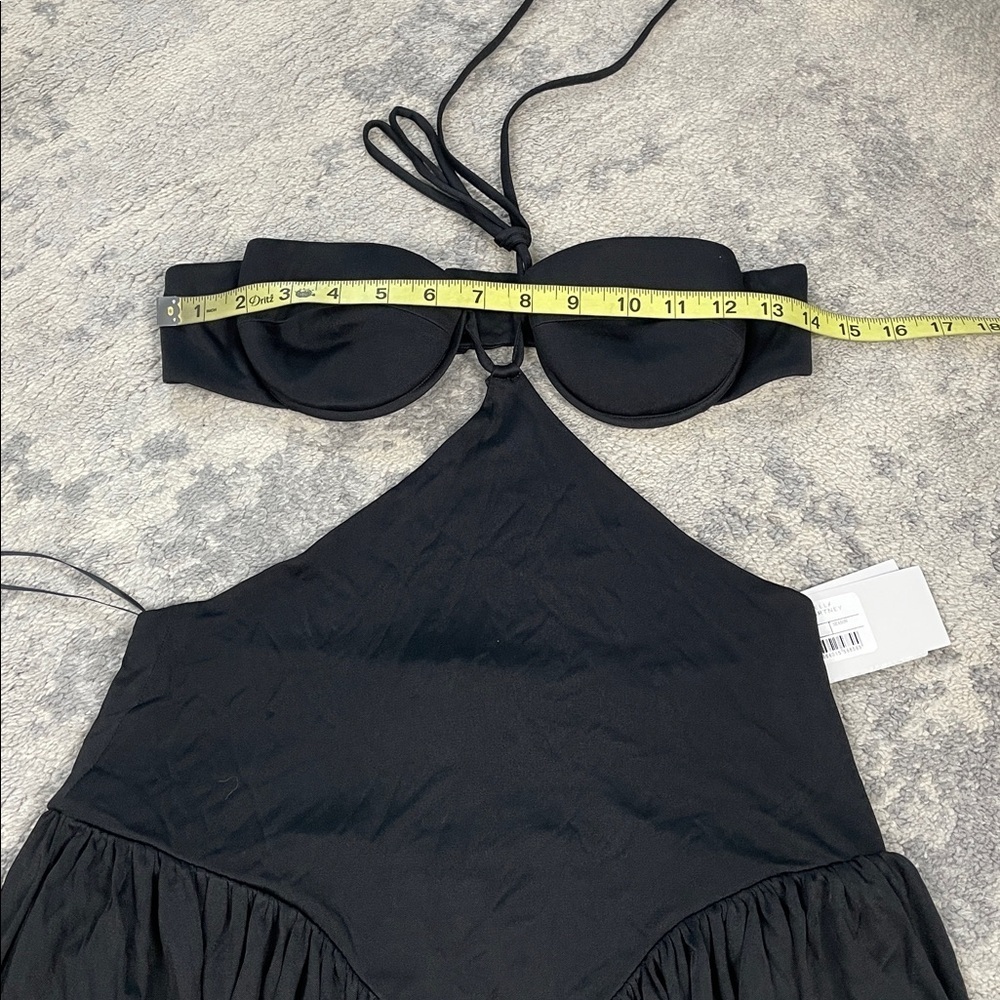 NWT Stella McCartney Runway Halter Neck Cut Out Midi Dress Black Sz 42 - Picture 13 of 16